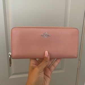Pink coach wallet